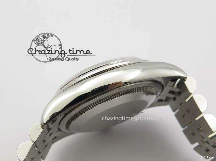 MiroTime 0216 DateJust 116234 BP Best Edition SS White MOP Dial Diamond Markers On SS Bracelet A2824 V ModernLook 3943